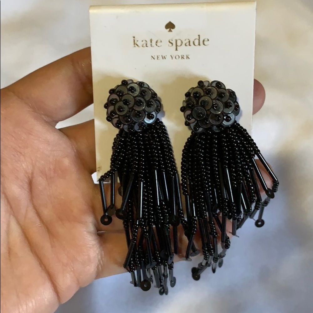 Late spade earrings